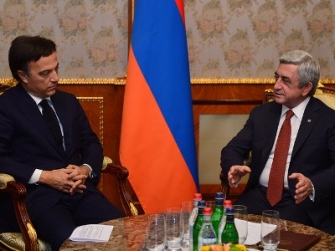 Սերժ Սարգսյանն ընդունել է ԵԽԽՎ համազեկուցողներին 