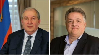 Արմեն Սարգսյանը զրուցել է Նուբար Աֆեյանի հետ
