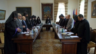 Գերագույն հոգևոր խորհրդի ժողով Մայր Աթոռ Սուրբ Էջմիածնում