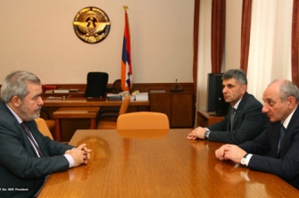 Արցախի նախագահն ընդունել է Հրանտ Մարգարյանին