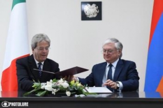 Հայաստանի և Իտալիայի ԱԳ նախարարների հանդիպումը 
