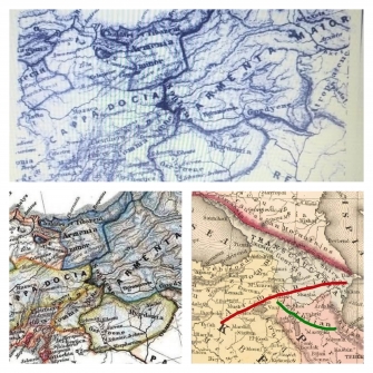 ԱՄՆ-ի արխիվային 1880 թ. քարտեզ. Դիարբեքիրից մինչև Բաքու նշված է որպես Հայաստան