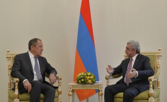 Նախագահն ընդունել է ՌԴ արտաքին գործերի նախարար Սերգեյ Լավրովին