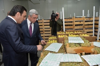 Նախագահն այցելել է մայրաքաղաքում գտնվող «Սպայկա» ընկերություն և Արարատի մարզի մի շարք ձեռնարկություններ