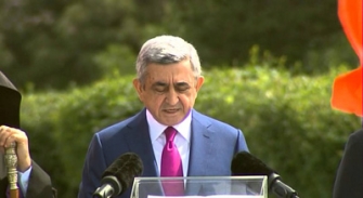Նախագահ Սերժ Սարգսյանի շնորհավորական ուղերձը Հանրապետության տոնի առթիվ 