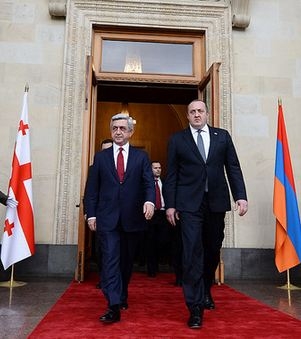 Նախագահ Սերժ Սարգսյանը պաշտոնական այցով գտնվում է Վրաստանում