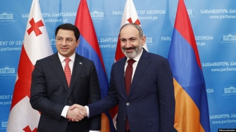 Նիկոլ Փաշինյանին ընդունել է Վրաստանի խորհրդարանի նախագահը