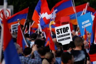 Բրյուսելում բողոքի ակցիա է Ադրբեջանի և Թուրքիայի դեմ