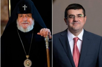 Արայիկ Հարությունյանը հեռախոսազրույց է ունեցել Գարեգին Բ Ամենայն Հայոց Կաթողիկոսի հետ