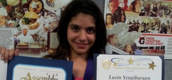 Լուսին Ենգիբարյանը` Easter seals «Lilies»  համաամերիկյան գեղանկարչական մրցույթի հաղթող