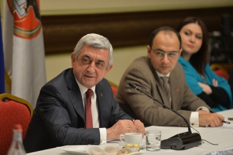 Նախագահը հյուրընկալվել է «Անդրանիկ Մարգարյան» քաղաքական դպրոցում