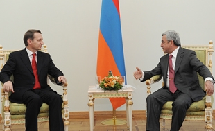 Սերժ Սարգսյանն այսօր ընդունել է Սերգեյ Նարիշկինի գլխավորած պատվիրակությանը