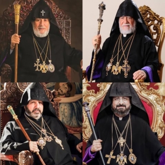 Հայոց Առաքելական Սուրբ Եկեղեցու նվիրապետական չորս բարձրագույն Աթոռների գահակալները