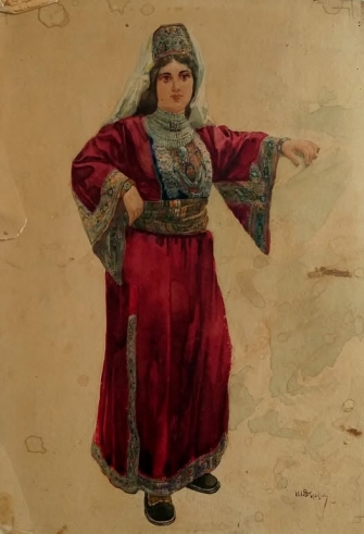 Սերիկի մոտ գտնված հայուհու նկարը